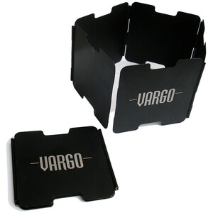Vargo Aluminium Windschutz schwarz schwarz