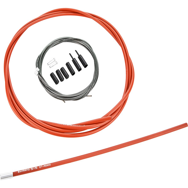 Shimano Optislick Set de câble de dérailleur 1700mm, rouge