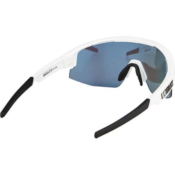 Bliz Matrix M12 Glasses shiny white/smoke with blue multi
