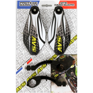 AVS Racing kit med handskydd med design svart svart