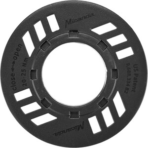 Miranda Kettenschutz mit O-Ring für Bosch Drive schwarz schwarz