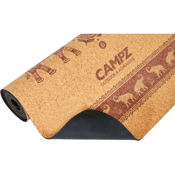 CAMPZ Cork Tapis de yoga M, marron