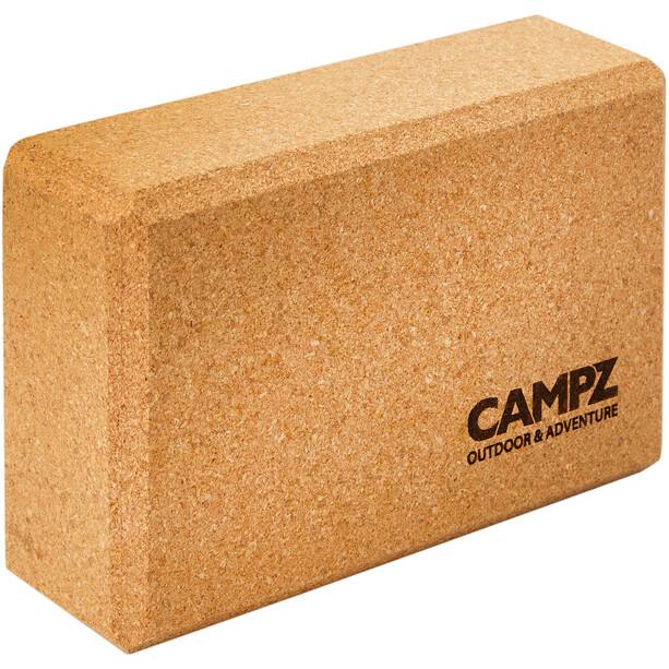 CAMPZ Cork Yoga Block 23x15x7,5cm brown
