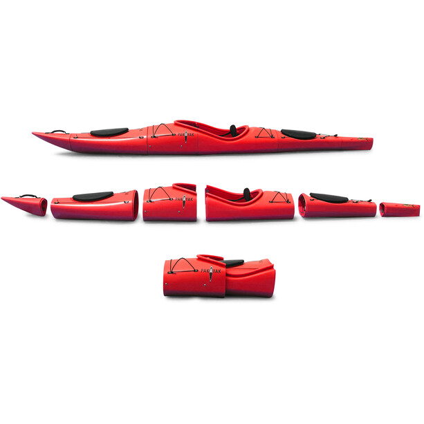 Pakayak Bluefin 14 Kayak Empaquetable, rojo