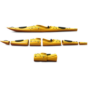 Pakayak Bluefin 14 Kayak smontabile, giallo giallo