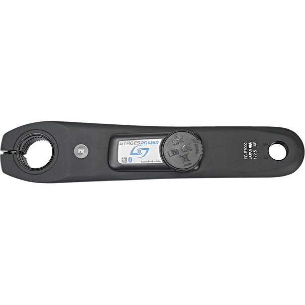 Stages Cycling Power L Power Meter crankarm voor Shimano 105 R7000, zwart