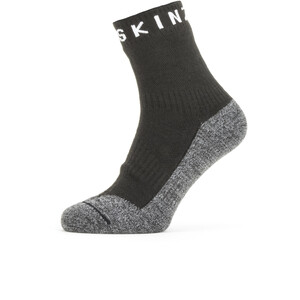 Sealskinz Waterproof Warm Weather Soft Touch Socken Knöchelhoch schwarz/grau schwarz/grau