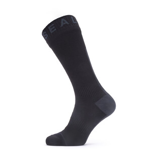 Sealskinz Waterproof All Weather Mid Socks with Hydrostop black/grey black/grey