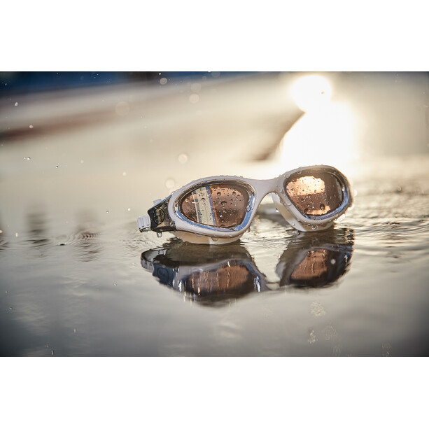 Zone3 Vapour Swimglasses Polarized polarized lens-white/silver