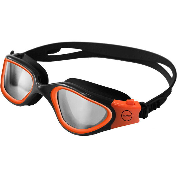 Zone3 Vapour Okulary pływackie Polaryzacyjne, czarny/pomarańczowy