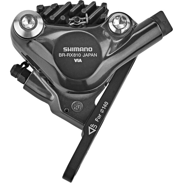 Shimano GRX BR-RX810 Schijfremklauwen Voorwiel, zwart