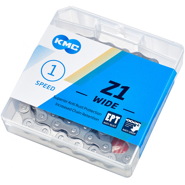 KMC Z1 Wide EPT Kjede 1-trinns 112 lenker sølv