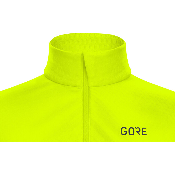 GOREWEAR M Thermo Long Sleeve Zip Shirt Men neon yellow/black