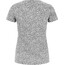 super.natural Base Print 140 V-Ausschnitt T-Shirt Damen weiß/schwarz