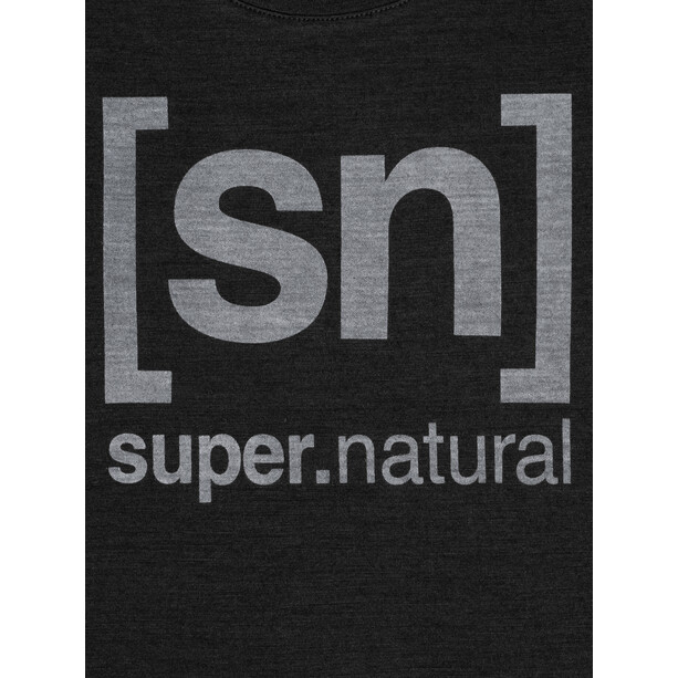 super.natural Essential I.D. T-paita Naiset, musta