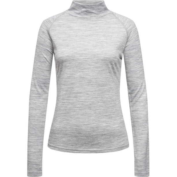 super.natural Base 175 Sweat-shirt à col roulé Femme, gris