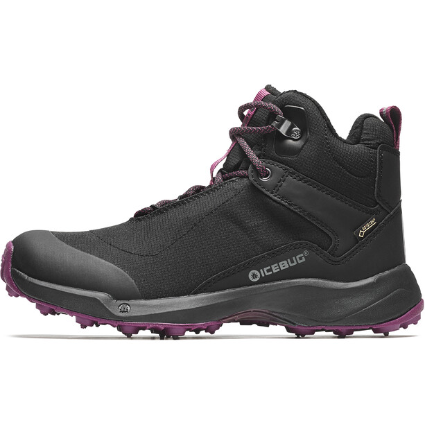 Icebug Pace3 BUGrip GTX Shoes Women black/dark hibiscus