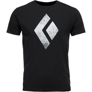Black Diamond Chalked Up Kurzarm T-Shirt Herren schwarz schwarz