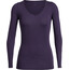 Icebreaker Siren T-shirt Manches longues Femme, violet