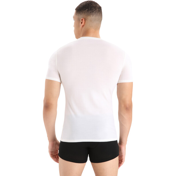 Icebreaker Anatomica T-shirt Col ras-du-cou Homme, blanc