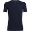 Icebreaker Anatomica T-shirt col en V Homme, bleu