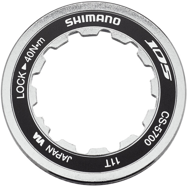 Shimano CS-5700 Kassetten Verschlussring 11Z mit Distanzscheibe