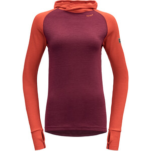 Devold Expedition Hoodie Damen rot rot