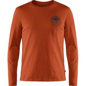 Fjällräven Forever Nature Badge Langarm T-Shirt Herren orange orange