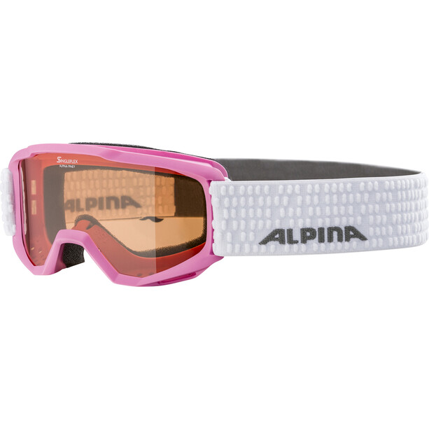 Alpina Piney Brille Kinder pink/weiß