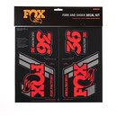 Fox Racing Shox AM Heritage Sticker Set für Federgabel und Dämpfer rot