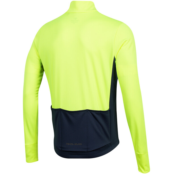 PEARL iZUMi Quest Thermal LS Jersey Men screaming yellow/navy