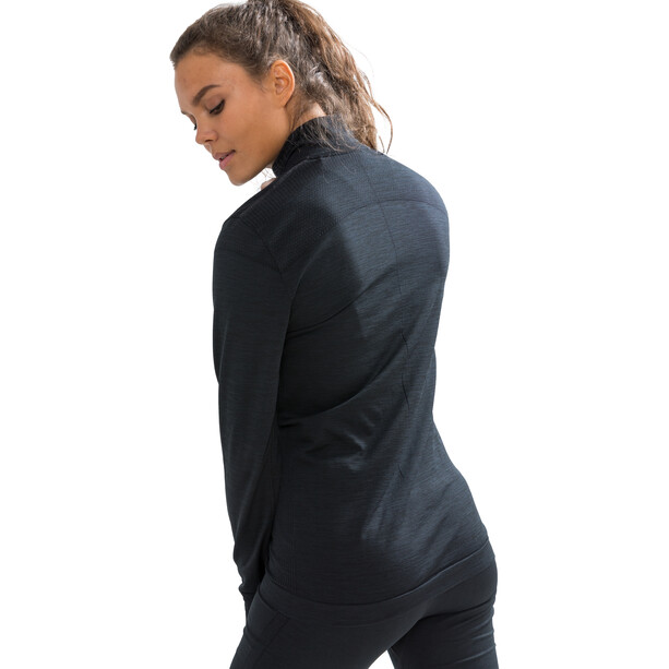 Craft Fuseknit Comfort Zip Shirt Damen schwarz