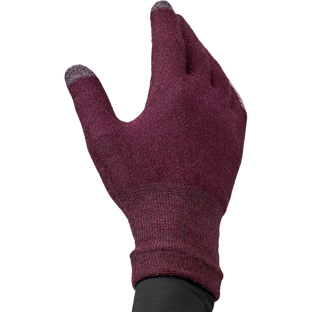 GripGrab Primavera II Merino Gloves dark red