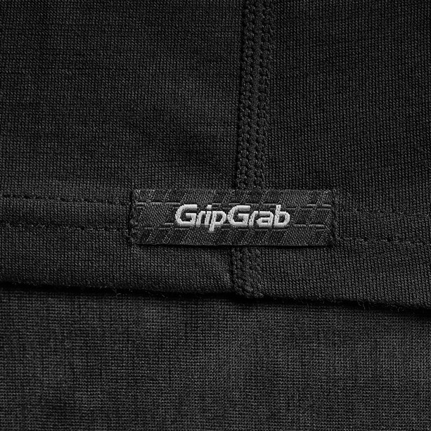 GripGrab Camiseta Interior Polifibra Merino Manga Corta, negro