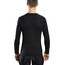 GripGrab Maglietta baselayer a maniche lunghe in fibra misto lana merino, nero