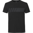 GripGrab Racing Stripe T-shirt Coton Bio, noir