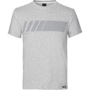 GripGrab Racing Stripe T-shirt z bawełny organicznej, szary