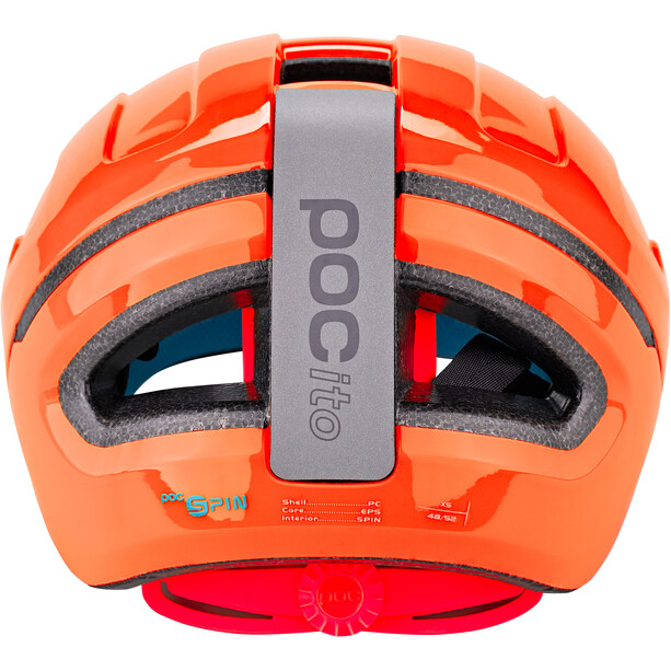 POC POCito Omne Spin Helmet Kids fluorescent orange