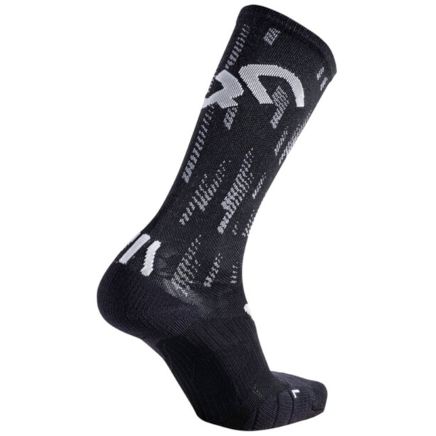 UYN Run Support Calcetines Hombre, negro/gris