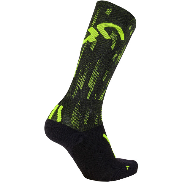 UYN Run Support Socken Herren schwarz/grün