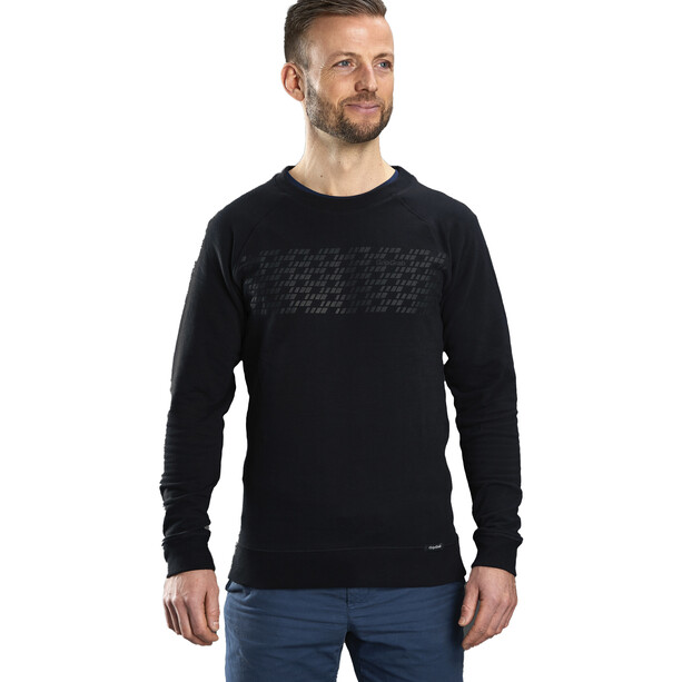 GripGrab 5th Element Sweat-shirt Manches longues Coton biologique, noir