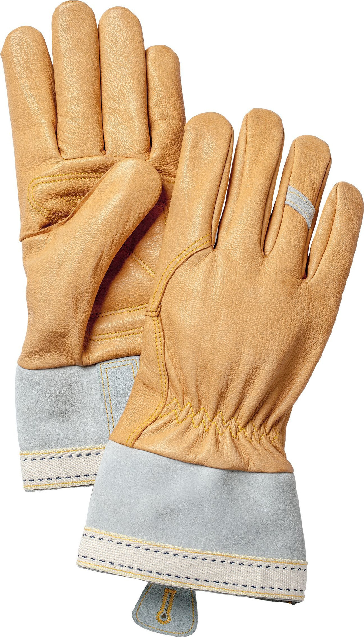 Hestra Skullman 5-Finger Handschuhe braun