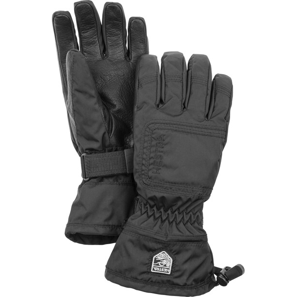 Hestra CZone Powder 5-Finger Gloves Dam svart