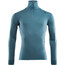 Aclima WarmWool Stehkragen Zip Shirt Herren blau
