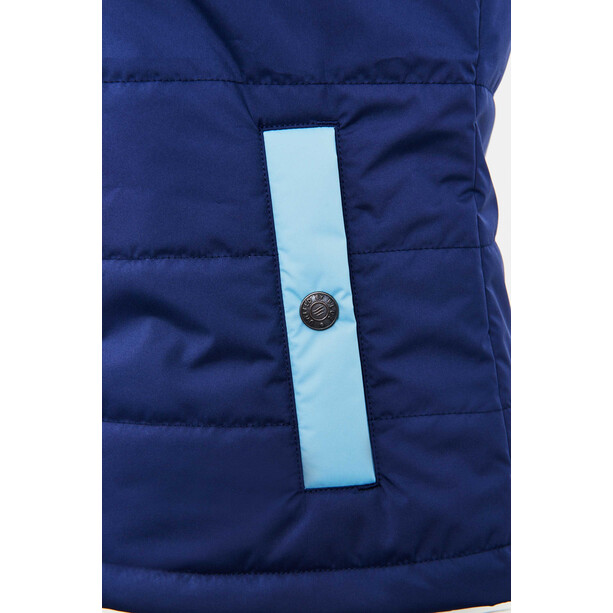 United By Blue Bison Puffer Chaleco Mujer, azul