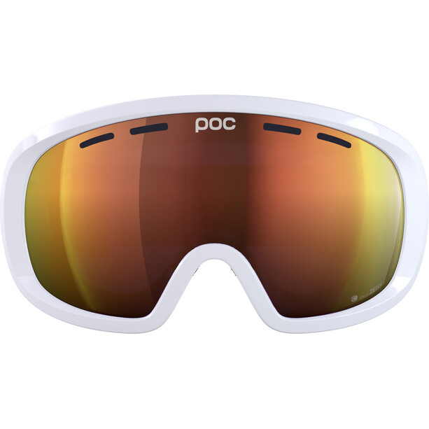 POC Fovea Mid Clarity Goggles hydrogen white/spektris orange
