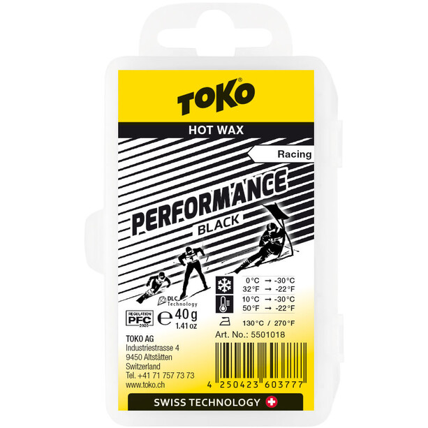 Toko Performance Hot Wax Negro 40g 