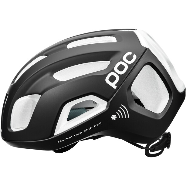 POC Ventral Air Spin NFC Helm schwarz/grau