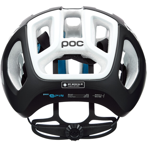 POC Ventral Air Spin NFC Helmet uranium black/hydrogen white