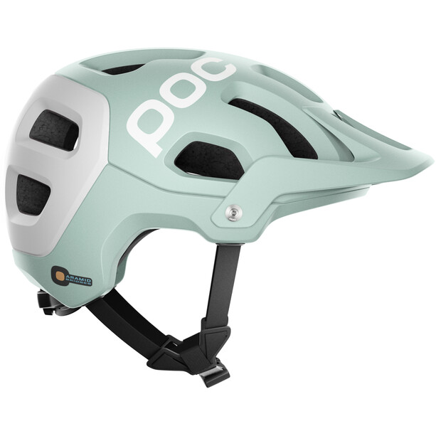 POC Tectal Race Spin Helmet apophyllite green/hydrogen white matt